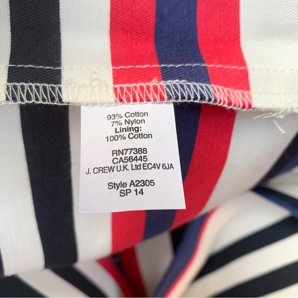 J. Crew Multicolor Striped Dress with Pockets - Picture 9 of 14